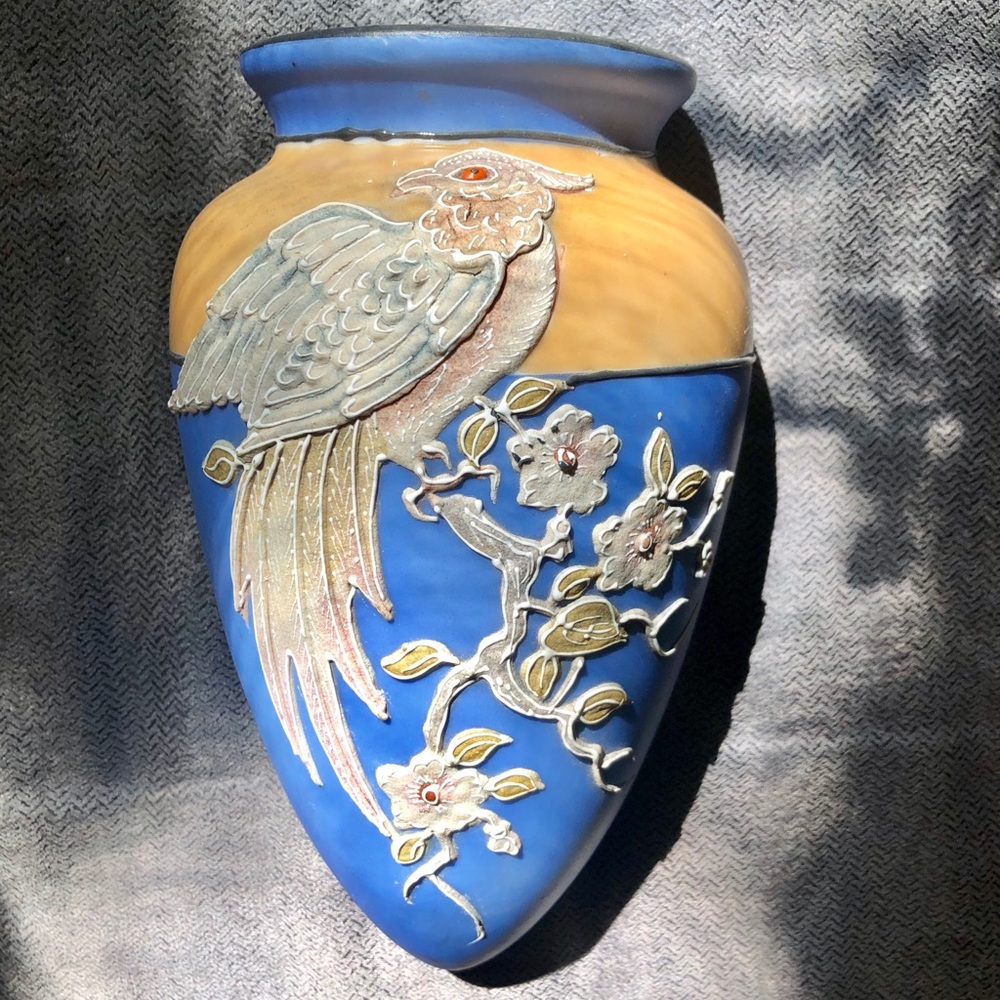 Lustreware Wall Pocket Vase